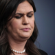 Illustration for article titled Does Sarah Huckabee Sanders Have One Foot Out the White House Door and the Other on a Banana Peel?